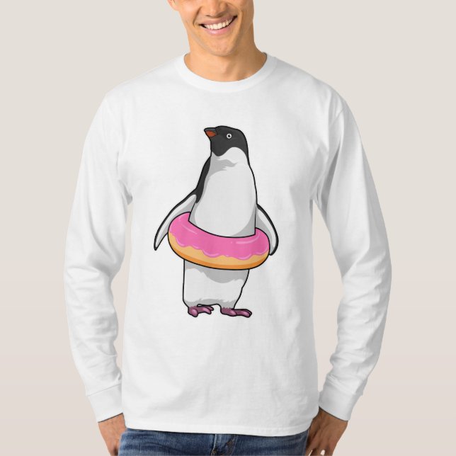 Penguin with Donut T-Shirt (Front)