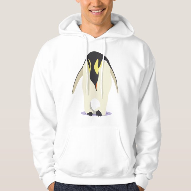 Penguin With Egg Hoodie (Front)