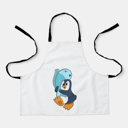 Penguin with Fish Apron