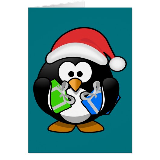 Penguin with Gifts Cards (Front)