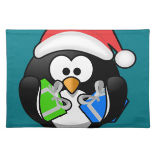 Penguin with Gifts Placemat