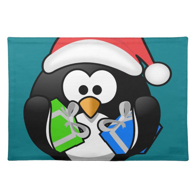 Penguin with Gifts Placemat (Front)