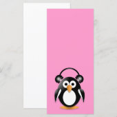 Penguin with headphones (Front/Back)