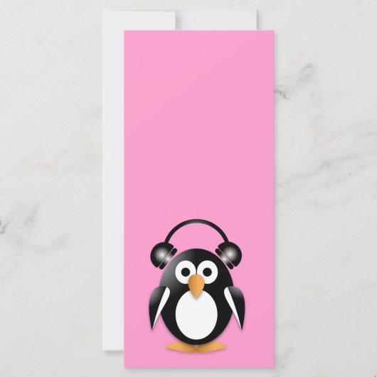 Penguin with headphones (Front)