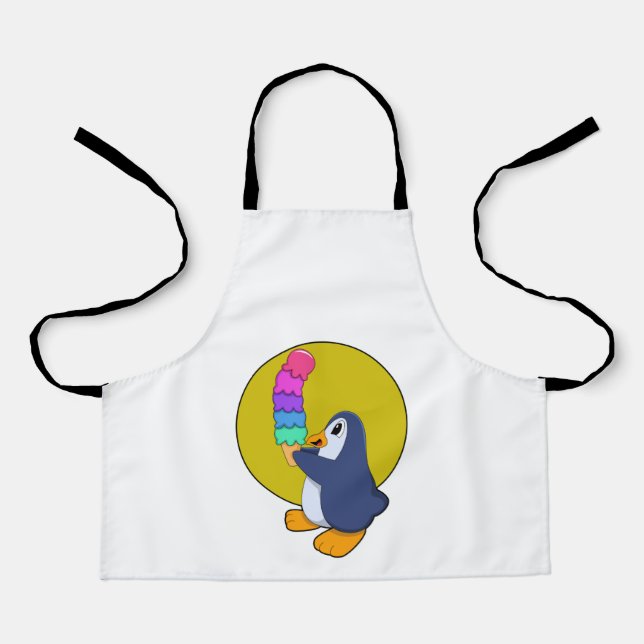 Penguin with Ice cream Apron (Front)