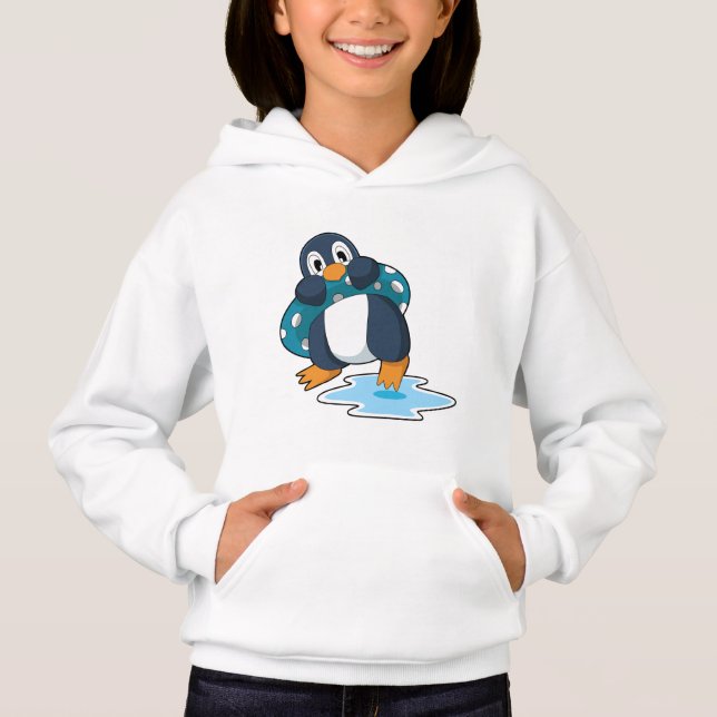 Penguin with Lifebuoy Hoodie (Front)