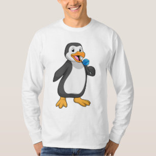 Penguin with Lollipop Sweets T-Shirt