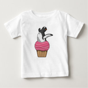Penguin with Muffin Baby T-Shirt