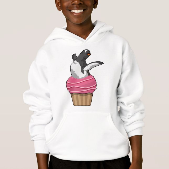 Penguin with Muffin Hoodie (Front)