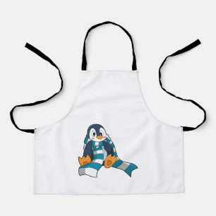 Penguin with Scarf Apron