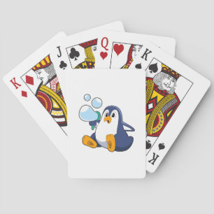 Penguin with Soap bubbles.PNG Poker Cards