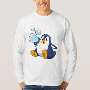 Penguin with Soap bubbles.PNG T-Shirt