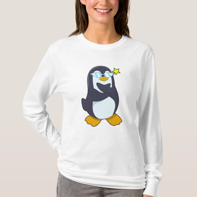 Penguin with Sunglasses T-Shirt (Front)