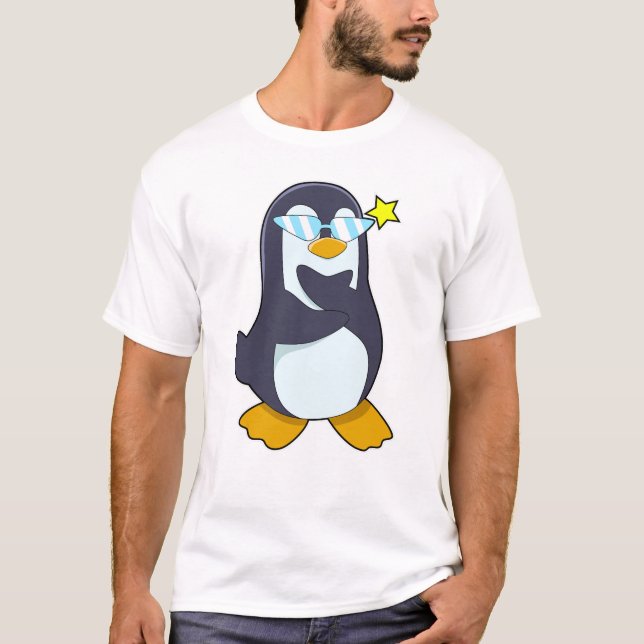 Penguin with Sunglasses T-Shirt (Front)