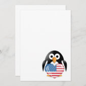 Penguin with USA flag (Front/Back)