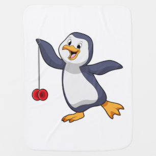 Penguin with Yo-Yo Baby Blanket