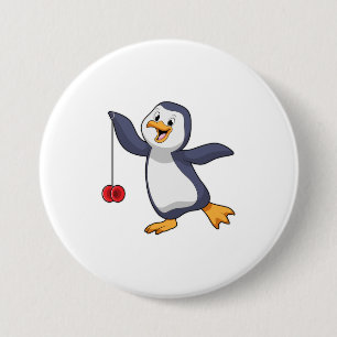 Penguin with Yo-Yo Button