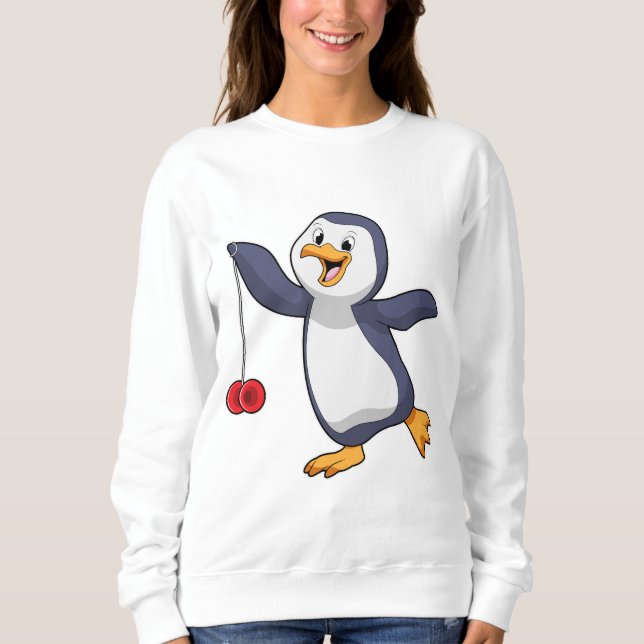 Penguin with Yo-Yo Sweatshirt (Front)