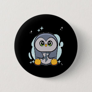 Penguin World Dyslexia Awareness  Button