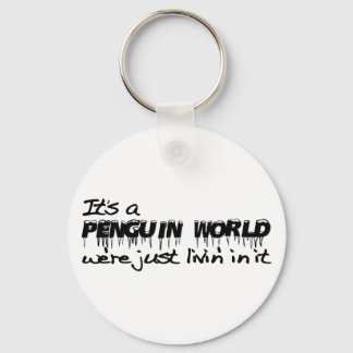 Penguin World Keychain