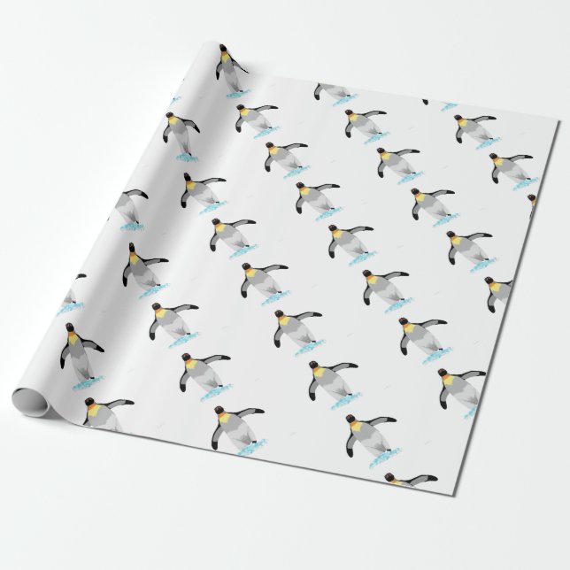 Penguin Wrapping Paper (Unrolled)