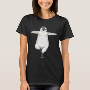 Penguin Yoga Fitness Gymnastics T-Shirt