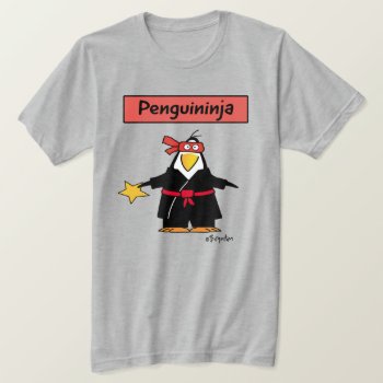 Penguininja Penguin Ninja By Sandra Boynton T-shir T-shirt by SandraBoynton at Zazzle