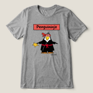 PENGUININJA penguin ninja by Sandra Boynton T-Shir Tri-Blend Shirt
