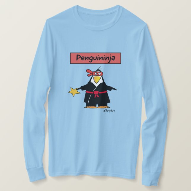 PENGUININJA penguin ninja by Sandra Boynton T-Shirt (Design Front)