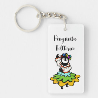 Penguinita Folklorico Dancer Keychain