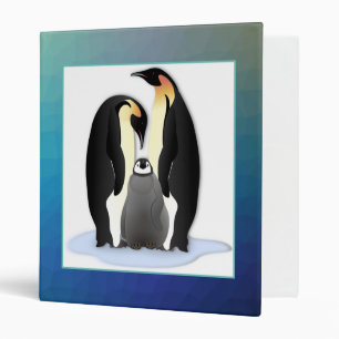 Penguins 3 Ring Binder