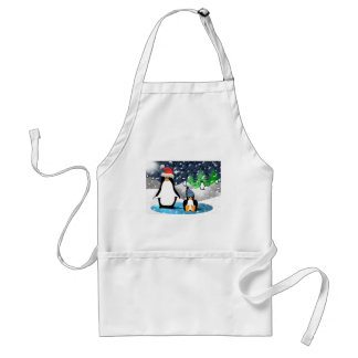 Penguins Adult Apron