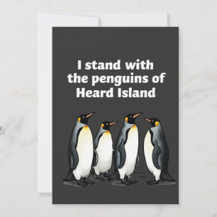 Penguins Against Tariffs Anti Trump Garden Flag Invitation