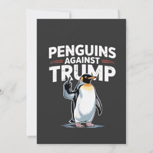 Penguins Against Trump Anti Trump Resist Tarrifs Announcement