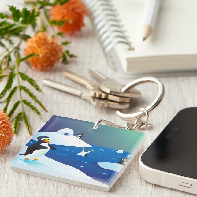 Penguins And Ice Keychain (Creator Uploaded)