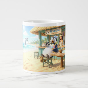 Penguin's Beach Bar Giant Coffee Mug