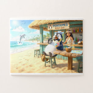 Penguin's Beach Bar Jigsaw Puzzle