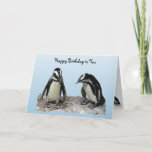 Penguins Birthday Card