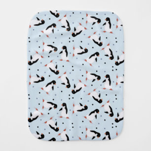 Penguins Burp Cloth