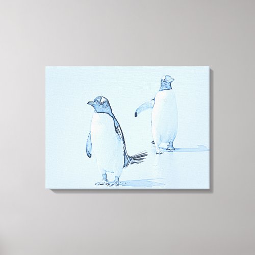 Penguins Canvas