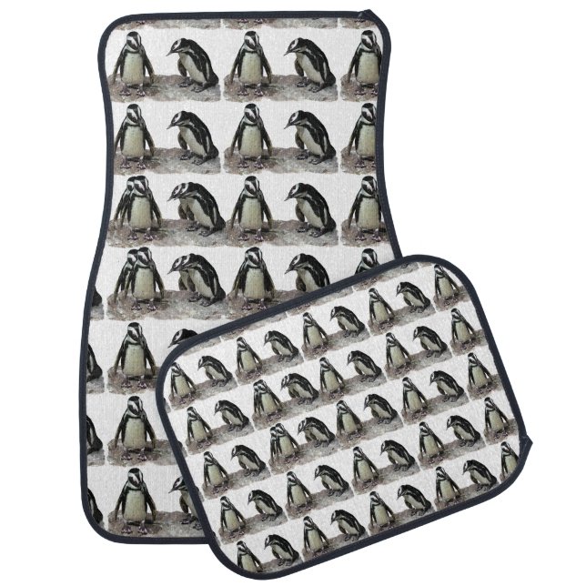 Penguins Car Floor Mat (Set)