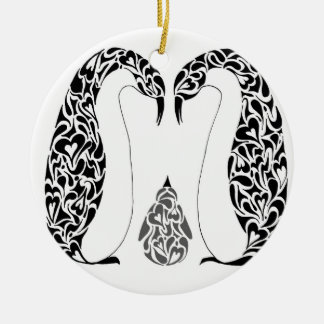 PENGUINS CERAMIC ORNAMENT