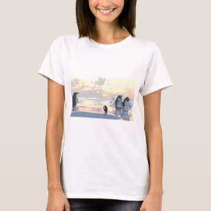 penguins chilling on an ice floe T-Shirt