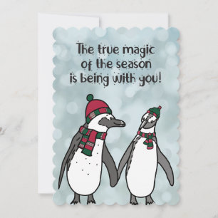 Penguins Christmas Magic of the Season Cute