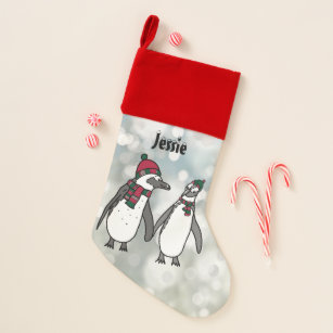 Penguins Christmas Magic of the Season Cute Christmas Stocking