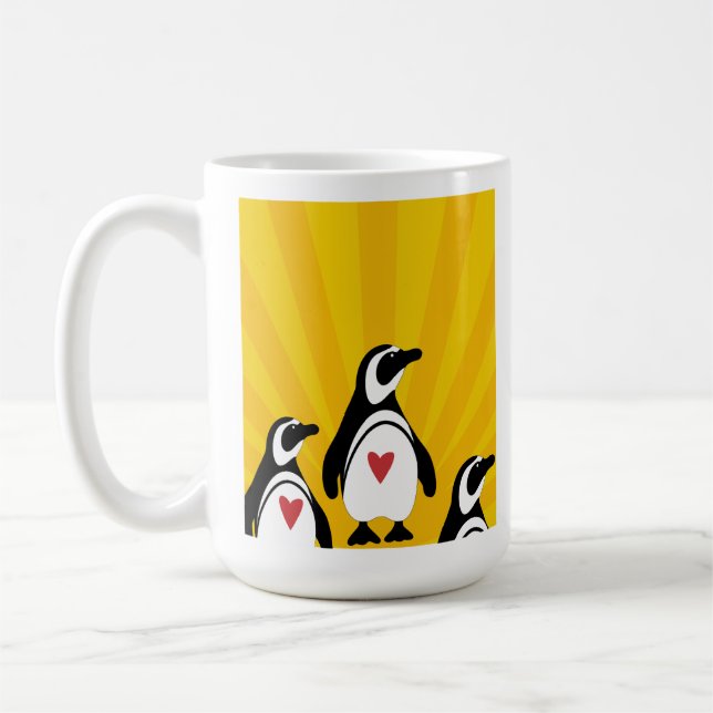 Penguins  coffee mug (Left)