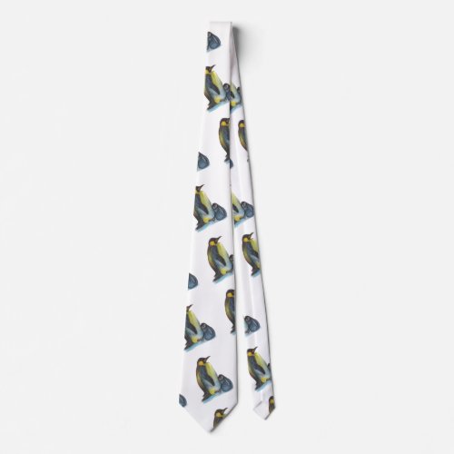 Penguins drawing  Tie