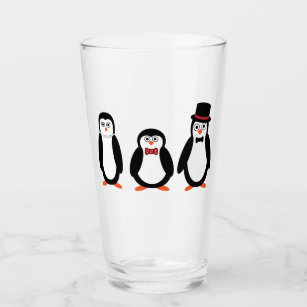 Penguins - Drinking Glass