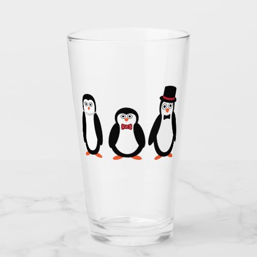 Penguins _ Drinking Glass