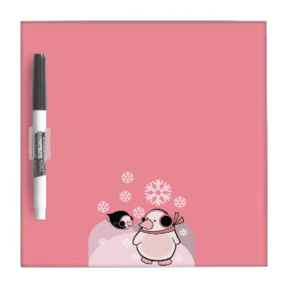 penguins dry erase board